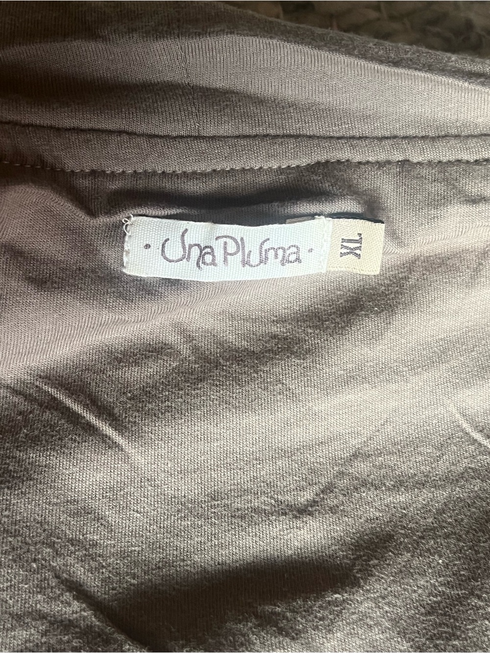 Olive Hooded Wrap Jacket by Una Pluma Kathmandu coat in XL - NWOT - Picture 6 of 7